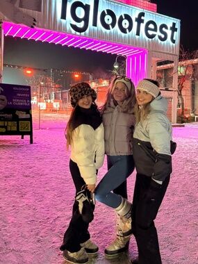 White north face jacket